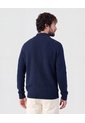 Suéter De  Con Cremallera Y Textura  Para Hombre Azul Patprimo de Patprimo