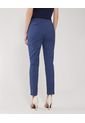 Pantalon Clásico Estampado  Para Mujer Azul Patprimo de Patprimo
