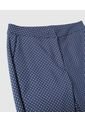 Pantalon Clásico Estampado  Para Mujer Azul Patprimo de Patprimo