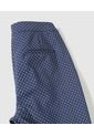 Pantalon Clásico Estampado  Para Mujer Azul Patprimo de Patprimo