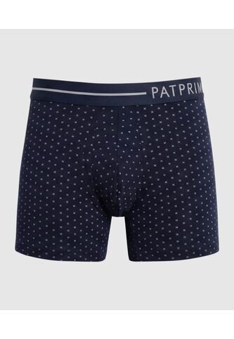 Boxer X1 Para Hombre Filete Medio Color Azul Marca Patprimo #44000554 Patprimo