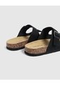 Sandalias De Doble Hebilla   Para Hombre Negro Patprimo de Patprimo