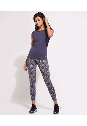 Leggings Largo Estampado Para Mujer Gris Patprimo