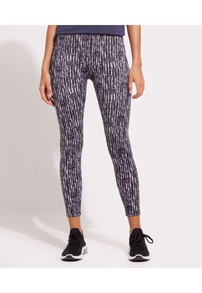 Leggings Largo Estampado Para Mujer Gris Patprimo