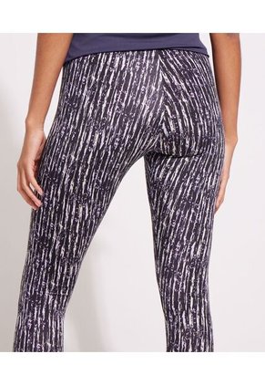 Leggings Largo Estampado Para Mujer Gris Patprimo
