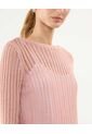 Saco Tejido Con Lurex  Para Mujer Rosa Patprimo de Patprimo
