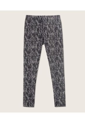 Leggings Largo Estampado Para Mujer Gris Patprimo