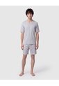 Pijama Corta Con Estampado Para Hombre  Para Hombre Gris Patprimo de Patprimo