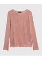 Saco Tejido Con Lurex  Para Mujer Rosa Patprimo de Patprimo