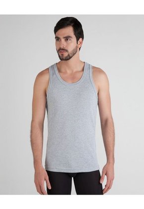 Camiseta Interior Para Hombre Interior M/Sisa Canales Color Gris Claro Marca Patprimo #19622