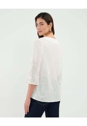 Blusa Para Mujer Manga Larga Color Blanco Marca Patprimo #30123533