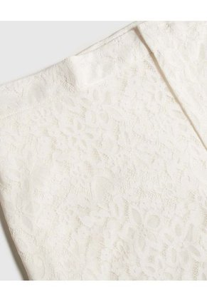 Pantalón En Encaje  Para Mujer Crema Patprimo