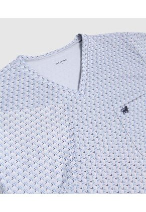 Pijama  Para Hombre M/C P/C Color Gris Marca Patprimo #44040202