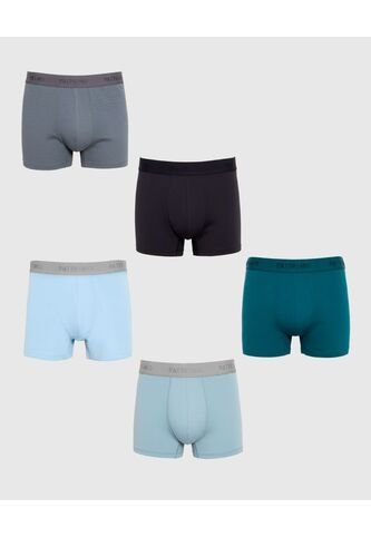 Set X5 Bóxers Trunk Esenciales  X5 Para Hombre Surtido Patprimo Patprimo