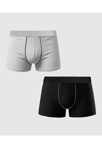 Boxer X2 Para Hombre Filete Medio Color Negro Marca Patprimo #44000527 Patprimo