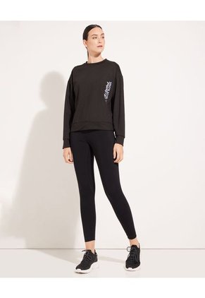 Buzo Para Mujer Cuello Redondo Color Negro Marca Patprimo #30060064