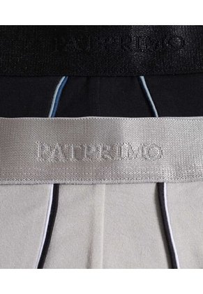 Boxer X2 Para Hombre Filete Medio Color Negro Marca Patprimo #44000527