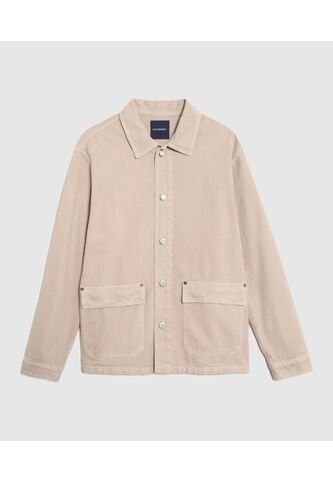 Chaqueta  Para Hombre Trucker Color Beige Marca Patprimo #44080347 Patprimo