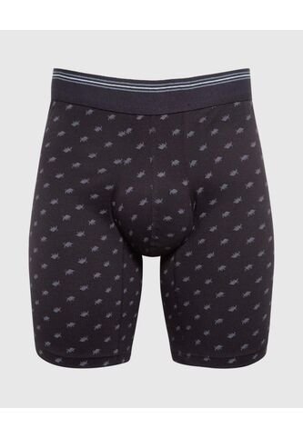 Bóxer Medio Ergonómico Con Estampado  X1 Para Hombre Negro Patprimo Patprimo