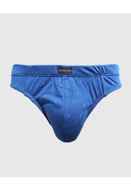 Calzoncillo Tipo Tanga Estampado X1 Para Hombre Azul Patprimo