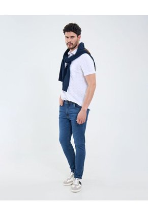 Polo Para Hombre Cuello Maquina Con Bolsillo Color Blanco Marca Patprimo #44112698