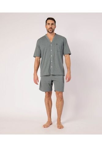 Pijama  Para Hombre M/C P/C Color Gris Marca Patprimo #44040204 Patprimo