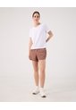 Camiseta Unicolor Deportiva   Para Mujer Blanco Patprimo de Patprimo