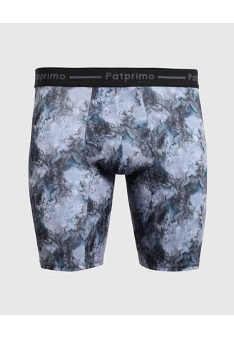 Bóxer Medio Con Estampado Abstracto  X1 Para Hombre Azul Patprimo Patprimo