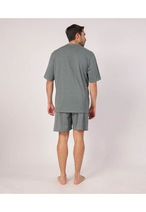Pijama  Para Hombre M/C P/C Color Gris Marca Patprimo #44040204