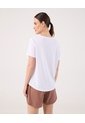 Camiseta Unicolor Deportiva   Para Mujer Blanco Patprimo de Patprimo