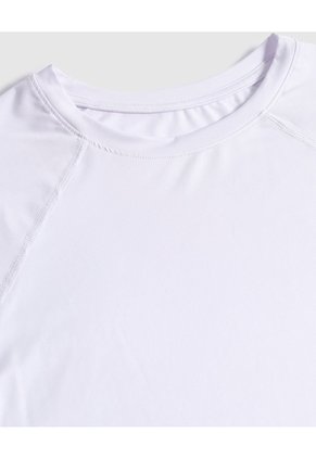 Camiseta Deportiva Manga Larga Para Mujer Blanco Patprimo