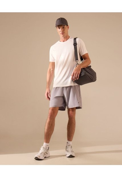 Bermuda Deportiva Unicolor   Para Hombre Gris Patprimo