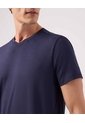 Camiseta Manga Corta Jaspeada  Para Hombre Azul Patprimo de Patprimo