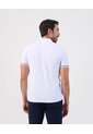 Polo Slim Fit Cuello Mao Y Bolsillo   Para Hombre Blanco Patprimo de Patprimo