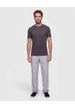 Camiseta Deportiva Con Detalle En Mangas   Para Hombre Gris Patprimo de Patprimo