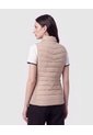 Chaleco Acolchado Con Cierre   Para Mujer Beige Patprimo de Patprimo