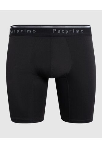 Bóxer Largo De Ajuste Ergonómico  X1 Para Hombre Negro Patprimo Patprimo