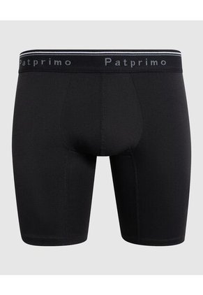 Bóxer Largo De Ajuste Ergonómico X1 Para Hombre Negro Patprimo