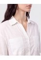 Camisa Manga Corta Con Bolsillo   Para Mujer Blanco Patprimo de Patprimo