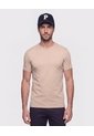 Camiseta Básica Cuello Redondo   Para Hombre Café Patprimo de Patprimo