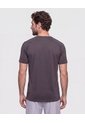 Camiseta Deportiva Con Detalle En Mangas   Para Hombre Gris Patprimo de Patprimo