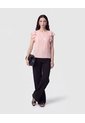 Blusa Con Mangas De Volantes   Para Mujer Rosa Patprimo de Patprimo