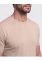 Camiseta Básica Cuello Redondo   Para Hombre Café Patprimo de Patprimo