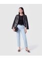 Pantalón Unicolor Con Pasadores   Para Mujer Azul Patprimo de Patprimo