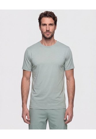 Camiseta Manga Corta Texturizada  Para Hombre Verde Patprimo Patprimo