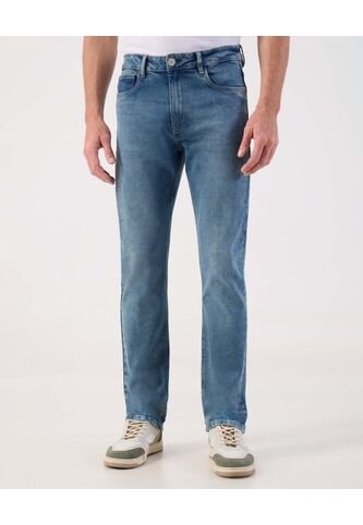 Jean Clásico De Corte Recto Cómodo   Para Hombre Azul Patprimo Patprimo