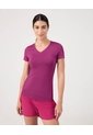 Camiseta Deportiva Jaspeada   Para Mujer Rojo Patprimo de Patprimo