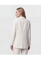 Blazer Cruzado De Doble Botonadura   Para Mujer Blanco Patprimo de Patprimo