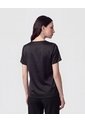 Blusa Unicolor Con Encaje   Para Mujer Negro Patprimo de Patprimo