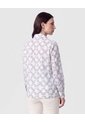 Camisa Clásica Manga Larga   Para Mujer Azul Patprimo de Patprimo
